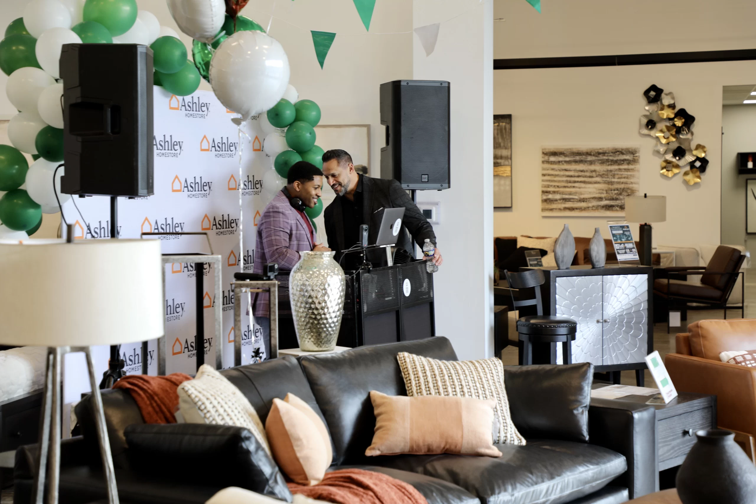 ashley furniture DJ Reese brand activation